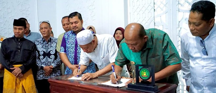 Dorong Pendidikan dan SDM Unggul,Bupati Langkat H.Syah Afandin SH Teken MoU dengan UNIPAL